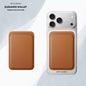 Spasibo Elegance Wallet | Magsafe Uyumlu Deri Kartlık ile Şık ve Güvenli Kart Taşıma Deneyimi