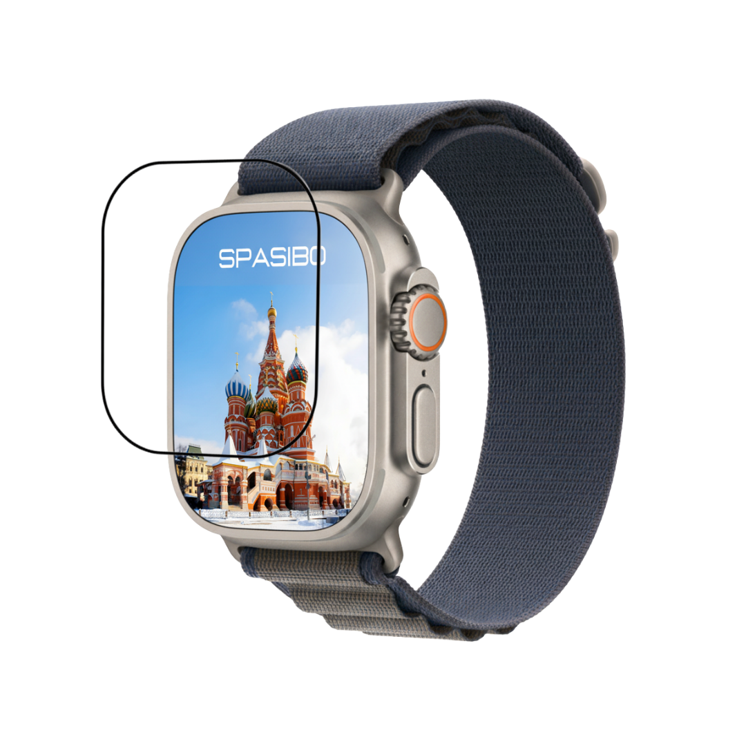 Spasibo Apple Watch Ultra Shock Absorber Ekran Koruyucu | 49MM