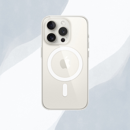 Spasibo iPhone 15 Pro Clear Magsafe Şeffaf Kılıf | 2 Yıl Sararmama Garantili