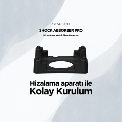 Spasibo Apple Watch Ultra 1-2-3 Uyumlu 49MM Ekran Koruyucu | Takma Aparatı ile Kolay Kurulum