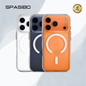 Spasibo iPhone 17 Pro Magsafe Kılıf Clear Şeffaf - 2 Yıl Sararmama Garantili Kablosuz Şarj Uyumlu