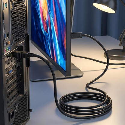 Spasibo Displayport To HDMI Kablo 4K UHD 1.8 Metre - Dp'den Hdmı'a Ses ve Görüntü Aktarıcı Dönüştürücü Kablo