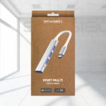 Spasibo Port Multi Usb-C To USB 3.0 Adaptör | Hızlı Veri Transferi 4'ü 1 Arada Çok Fonksiyonlu Çözüm - Görsel 3